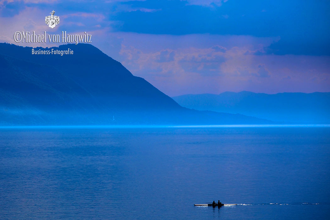 Ruderboot Genfer See | Montreux Schweiz